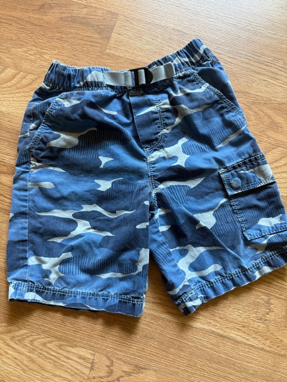 Hanna Andersson Blue Camo Shorts Cargo 4